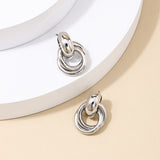 Women's Fashion Geometry Pattern Retro Circle Earrings – Stylish Gifts — 4