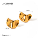 Stainless Steel Titanium Steel Gold Ear Rings – Useful Gifts — 8