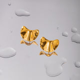 Stainless Steel Titanium Steel Gold Ear Rings – Useful Gifts — 12