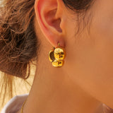 Fashion 18K Gold Stainless Steel Three Hemisphere – Stylish Gifts — 4