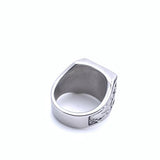 Retro Death Gothic Style Rose Skull Men's Titanium – Stylish Gifts — 15