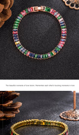 European And American Color Zircon Bracelet Full – Jewelry Gift Ideas — 10