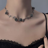 Dark Thorn Rose Necklace Women's Retro Distressed – Jewelry Gift Ideas — 8