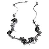 Dark Thorn Rose Necklace Women's Retro Distressed – Jewelry Gift Ideas — 4