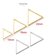 Stainless Steel Popular Geometric Triangle Earrings – Stylish Gifts — 7