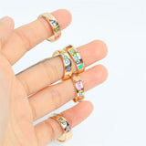 Oil Dripping Twelve Constellation Free Size Rings – Birthday Gifts — 2