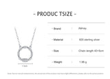 S925 Silver Round Necklace For Women European – Jewelry Gift Ideas — 2