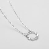 S925 Silver Round Necklace For Women European – Jewelry Gift Ideas — 6