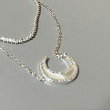 Whole Body 925 Silver Moon Necklace French Entry – Jewelry Gift Ideas — 5