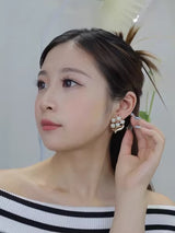 Earrings Dark Night Linglan Retro Ear Clip – Meaningful Gifts — 10