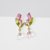 Enamel Dripping Tulip Sterling Silver Needle – Practical Gifts — 4