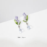 Enamel Dripping Tulip Sterling Silver Needle – Practical Gifts — 5