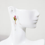 Enamel Dripping Tulip Sterling Silver Needle – Practical Gifts — 7