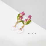 Enamel Dripping Tulip Sterling Silver Needle – Practical Gifts — 2