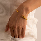 Fashion Stainless Steel Simple Opening Bracelet – Stylish Gifts — 2