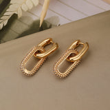 Fashion Personality Copper Gold Plated Zircon – Stylish Gifts — 7