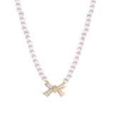 Short Temperamental Clavicle Chain Bow Necklace – Jewelry Gift Ideas — 5