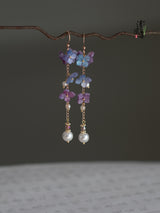 Cheongsam Earrings Acetate Flower Tassel Earrings – Stylish Gifts — 5