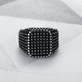 Men's Fashion Personality Retro Black Square Hemp Dot – Stylish Gifts — 6