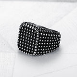 Men's Fashion Personality Retro Black Square Hemp Dot – Stylish Gifts — 12