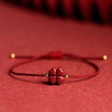 Cinnabar Clover Red Rope Bracelet – Jewelry Gift Ideas — 7