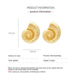 Exaggerated Beach Style Alloy Conch Earrings – Stylish Gifts — 8