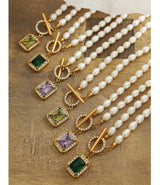 Wind Retro Ornament Clavicle Chain Zircon Freshwater – Practical Gifts — 13