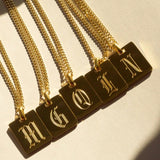 Stainless Steel Rectangular Ancient English 26 – Jewelry Gift Ideas — 5