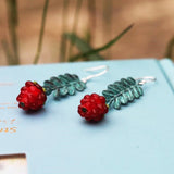 Raspberry Dark Style Two-dimensional Earrings – Stylish Gifts — 4