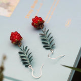 Raspberry Dark Style Two-dimensional Earrings – Stylish Gifts — 16
