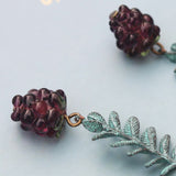 Raspberry Dark Style Two-dimensional Earrings – Stylish Gifts — 17