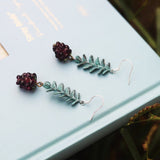 Raspberry Dark Style Two-dimensional Earrings – Stylish Gifts — 12