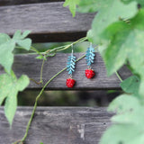 Raspberry Dark Style Two-dimensional Earrings – Stylish Gifts — 18