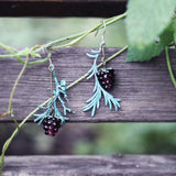 Raspberry Vintage Berry Mori Style Leaves Distressed – Stylish Gifts — 7