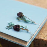 Raspberry Vintage Berry Mori Style Leaves Distressed – Stylish Gifts — 17