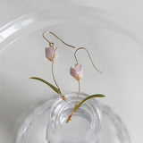 Handmade Tulip Vintage Flower Stud Earrings – Everyday Gifts — 5