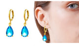 Women's 24K Gold-plated Zircon Earrings – Gifts for Her — 7