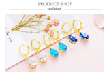 Women's 24K Gold-plated Zircon Earrings – Gifts for Her — 3