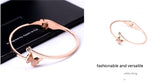 Rose Gold Titanium Steel Butterfly Female Simple – Jewelry Gift Ideas — 10