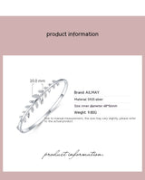 S925 Silver Bracelet Female Leaf Oval Bracelet – Jewelry Gift Ideas — 6