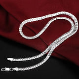 925 Silver Horseshoe Chain 60mm Curb Necklace – Jewelry Gift Ideas — 12