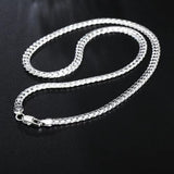 925 Silver Horseshoe Chain 60mm Curb Necklace – Jewelry Gift Ideas — 7