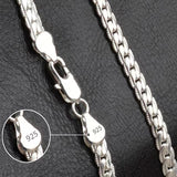 925 Silver Horseshoe Chain 60mm Curb Necklace – Jewelry Gift Ideas — 6
