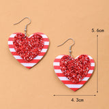 Valentine's Day Heart Shape Red And White Striped – Gifts for Couples — 10