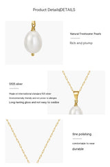 Natural Freshwater Pearl Baroque Oval – Small Gift Ideas — 8