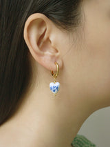 Retro Chinese Style Heart-shaped Blue And White – Stylish Gifts — 10