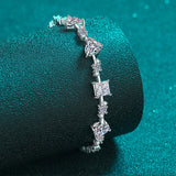 Women's Fashion Sterling Silver Moissanite Shaped – Stylish Gifts — 3
