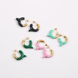 Fashion Teardrop Epoxy Multicolor Earrings – Stylish Gifts — 16