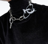 Original Niche Heavy Industry Metal Lock Necklace – Jewelry Gift Ideas — 7