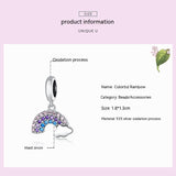 Rainbow Color S925 Sterling Silver Pendant Ornaments – Stylish Gifts — 12